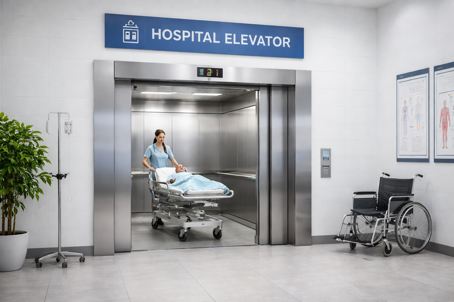 Hospital Elevator - skelectricalsandelevators